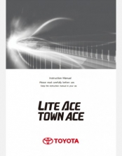 TOYOTA LITE ACE TRUCK 2018 2019 & 2020 OWNERS MANUAL